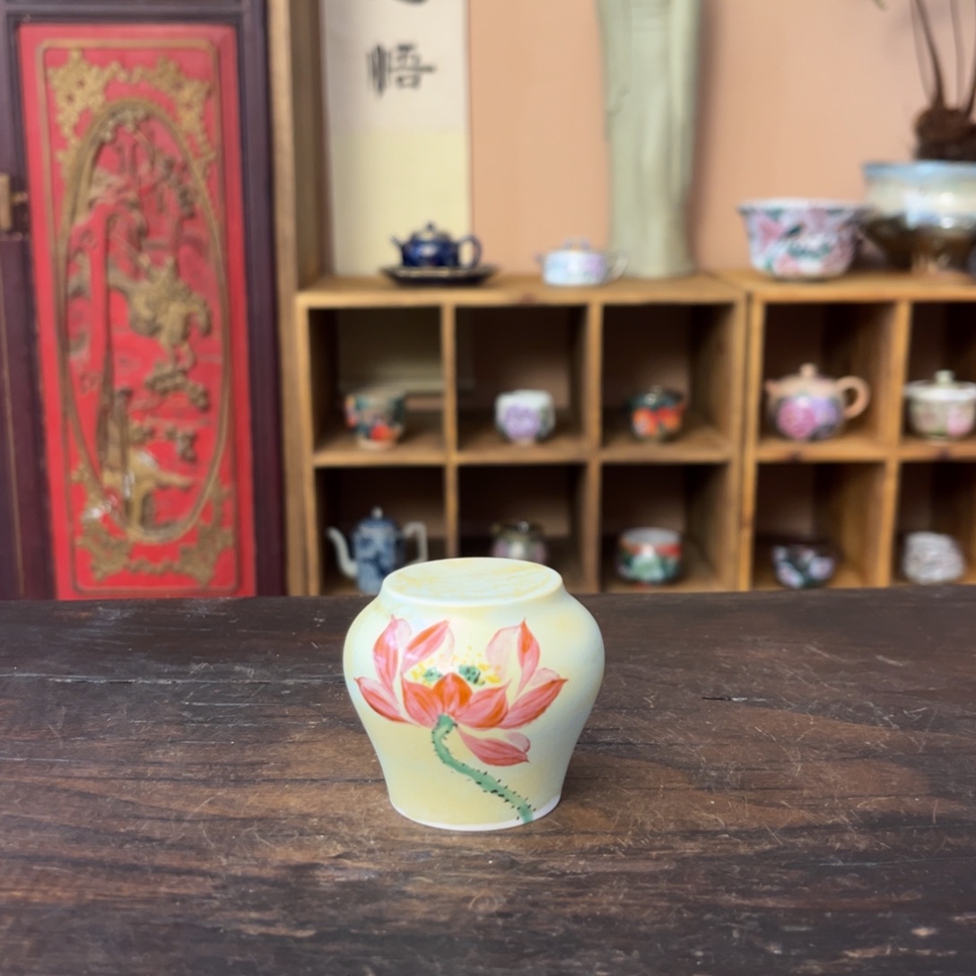 柴烧手工手绘陶瓷