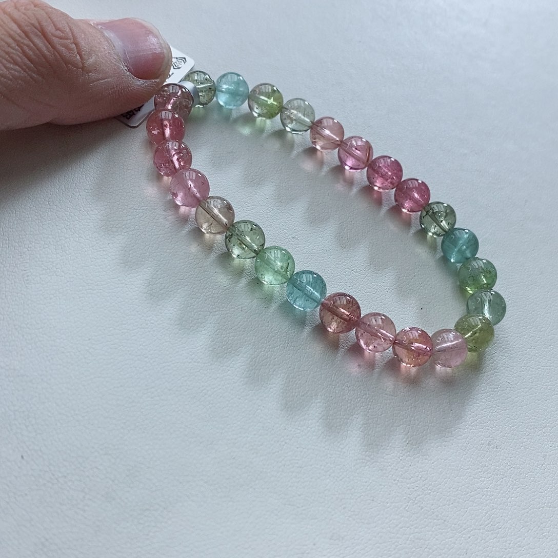 碧玺碧玺未镶嵌手链