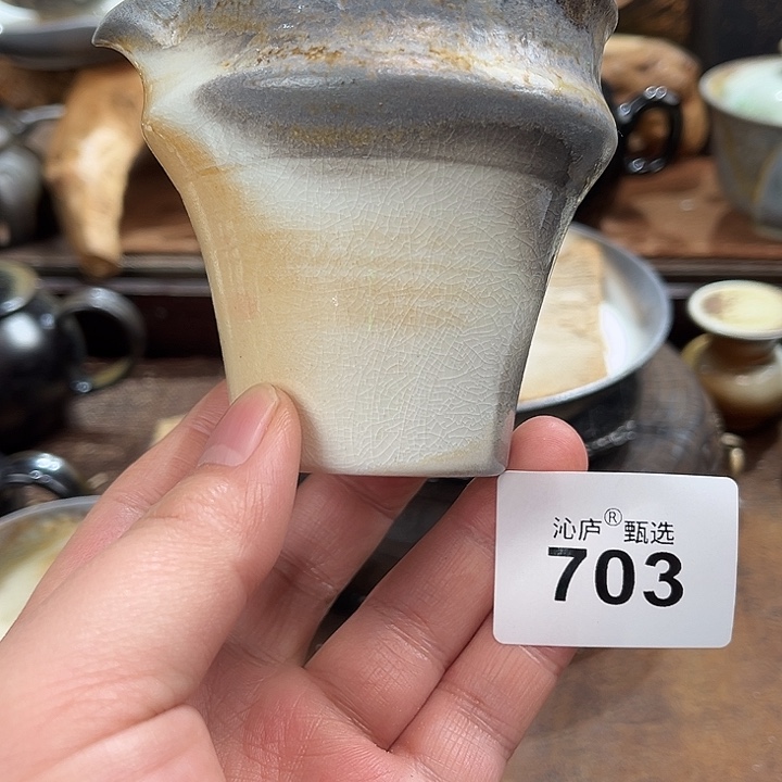 沁庐柴窑古法柴烧全手工茶具