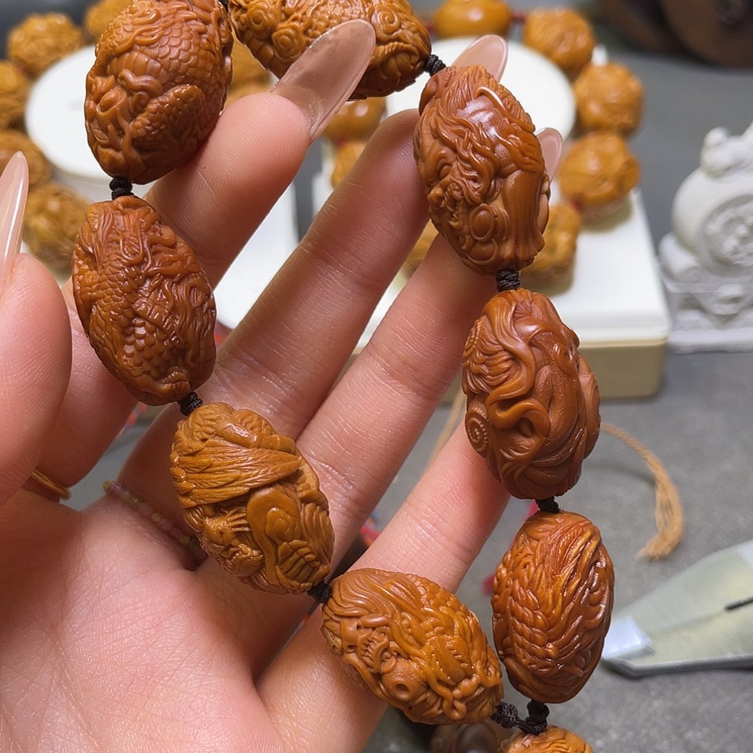 来***长吊坠橄榄核橄榄核雕