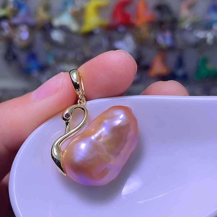 淡水珍珠合金颈饰54