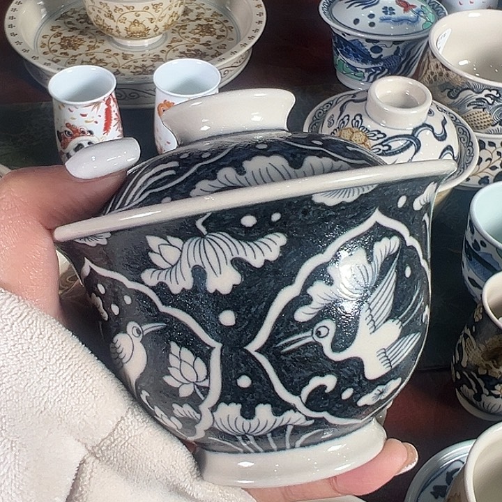 杯黑**比景德镇陶瓷杯子