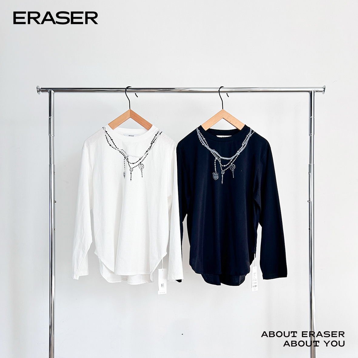 ERASER橡皮女款长袖T恤1243104014