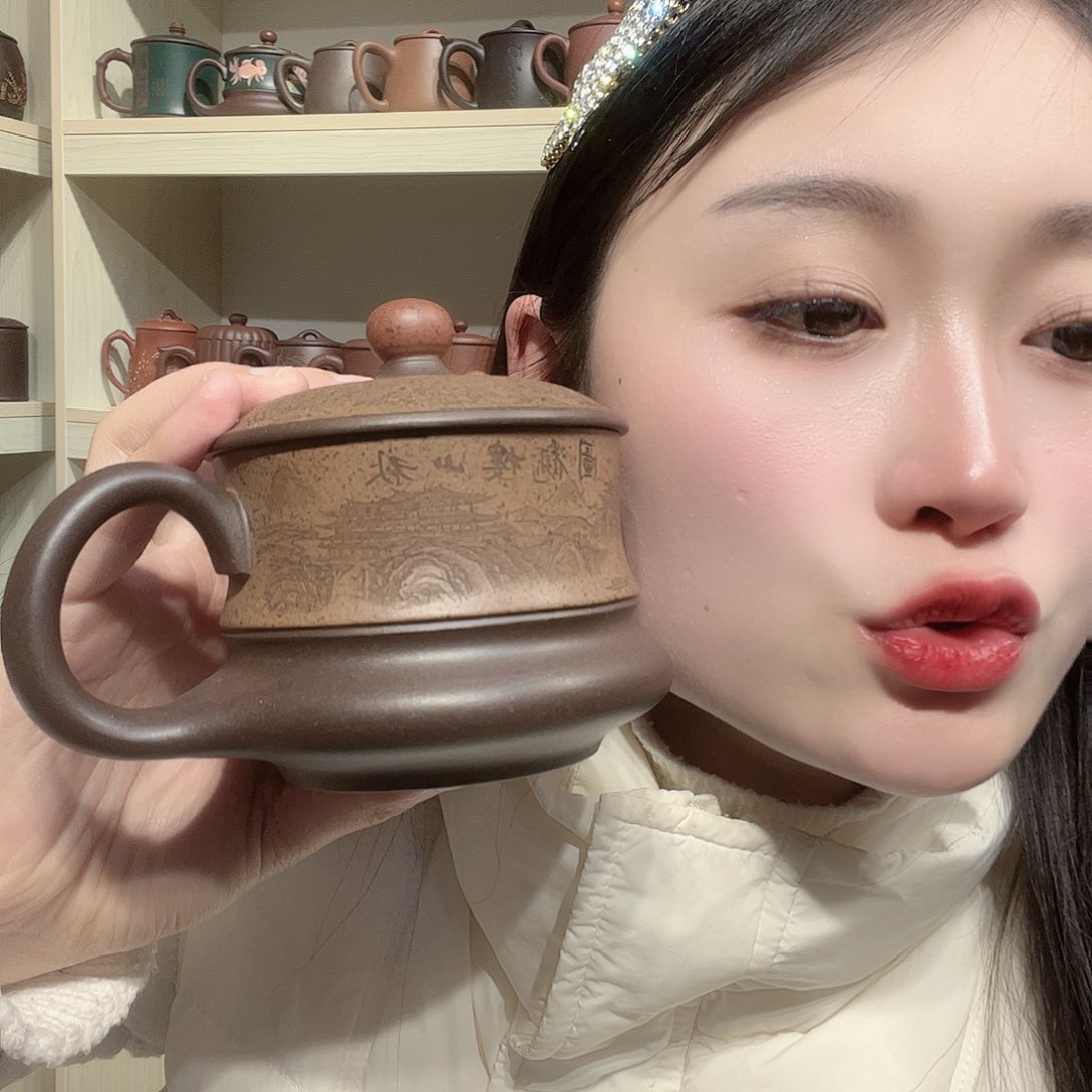紫砂茶杯全部手工