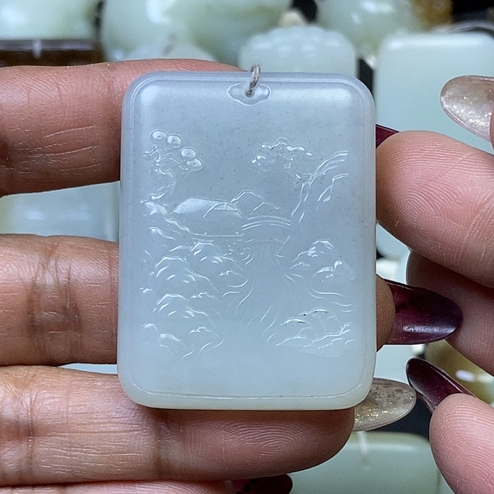 和田玉颈饰未镶嵌