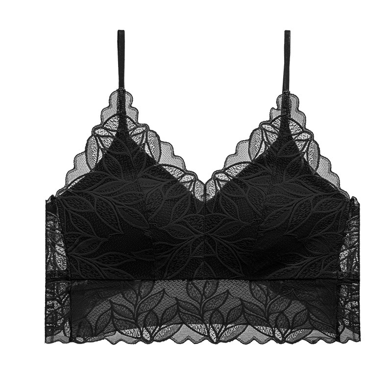 【NANA】法式蕾丝刺绣性感吊带背心8881