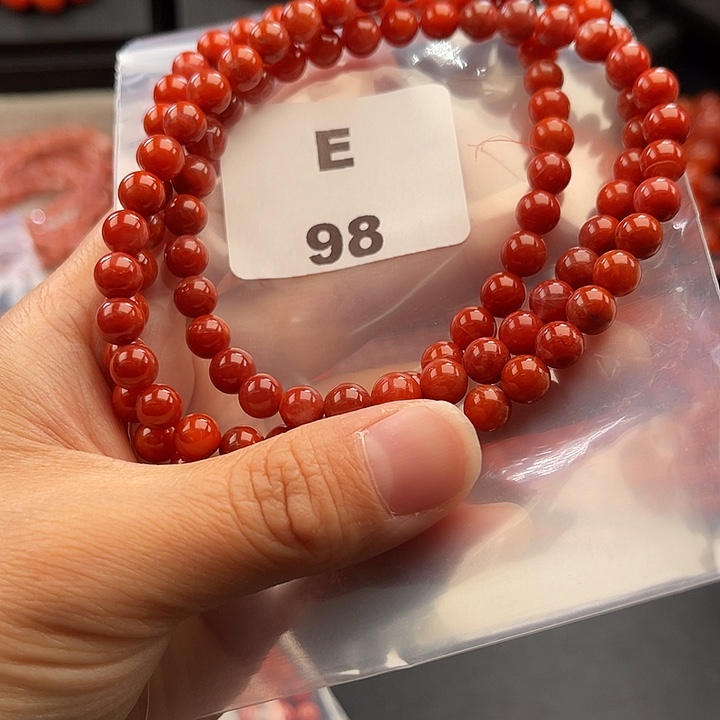 南红玛瑙未镶嵌多样性发货默认微瑕称重6mm