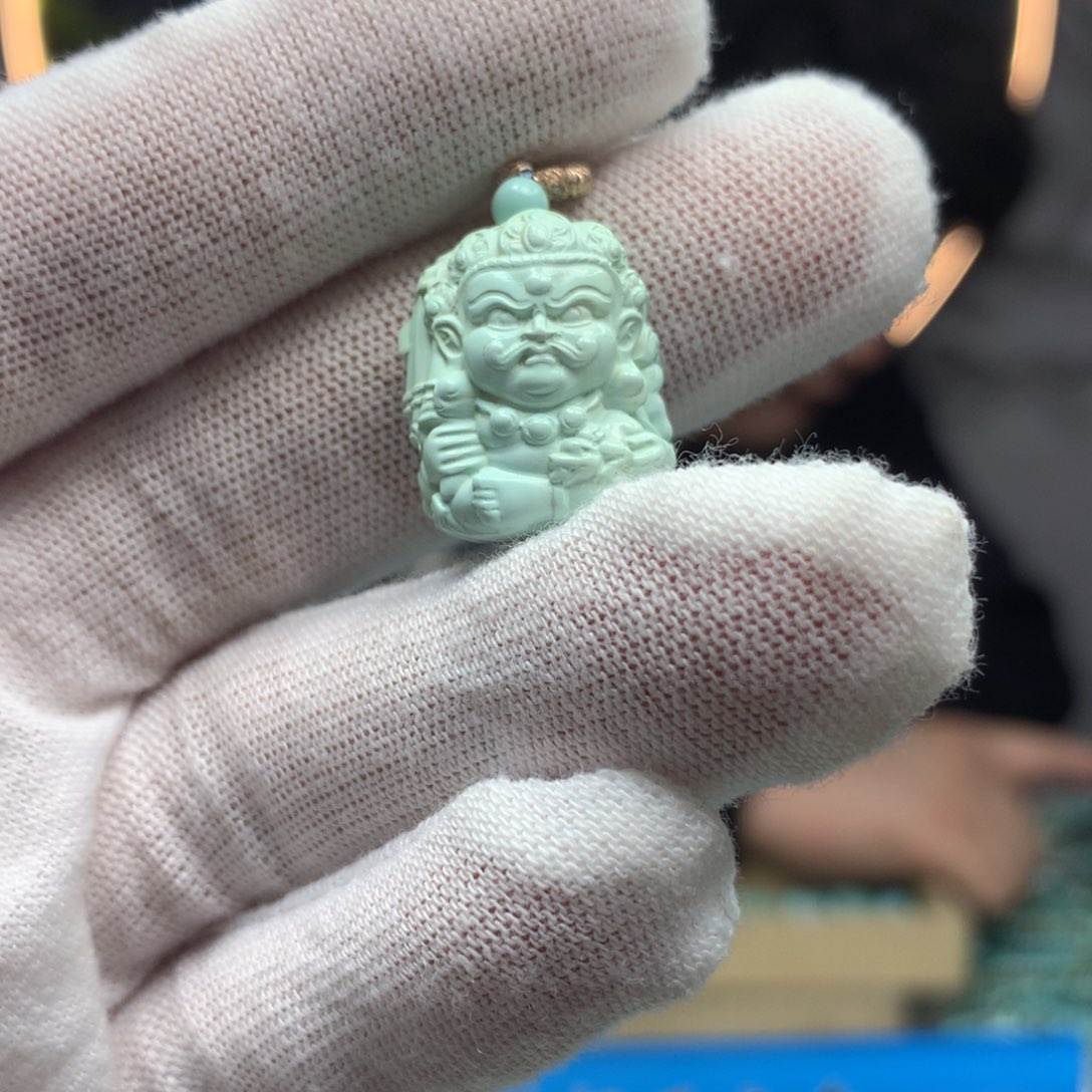 绿松石挂件未镶嵌