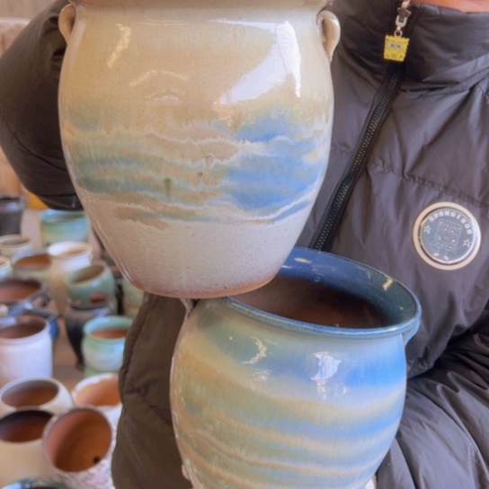 紫砂花盆高21口18————-