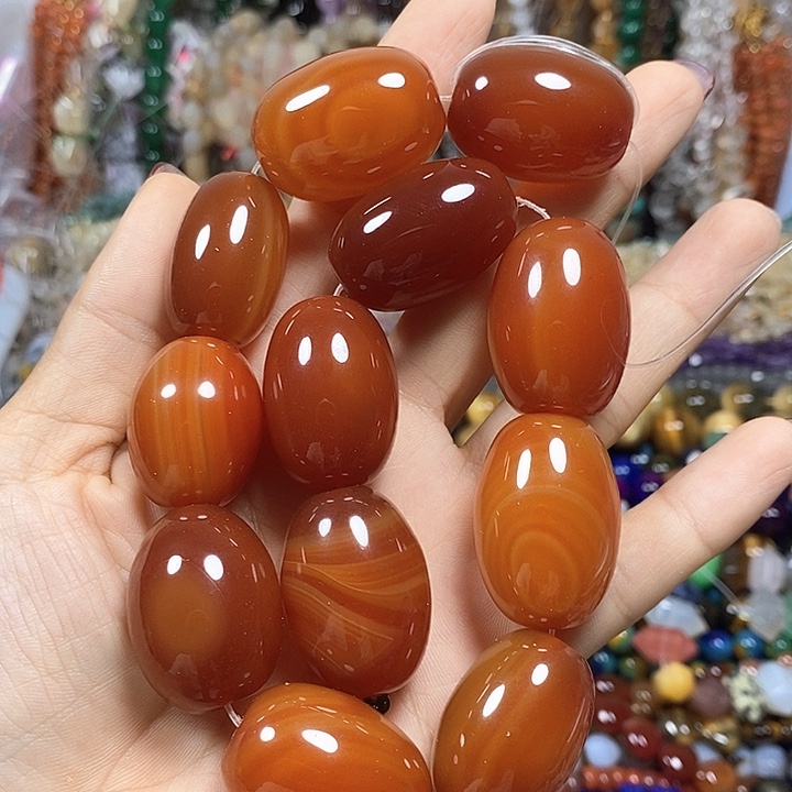 未镶嵌玛瑙/玉髓珠宝半成品玛瑙卡20-22*26mm
