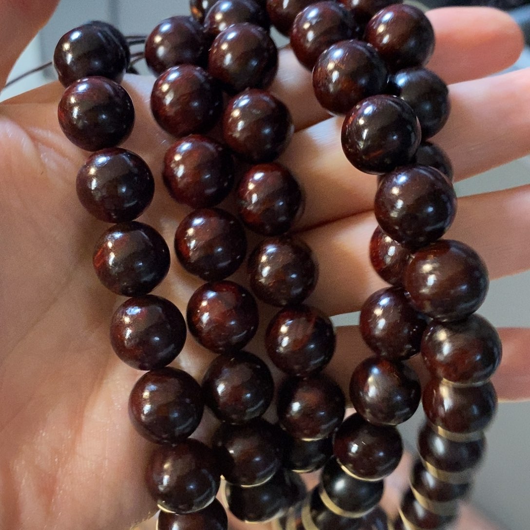 徹***賢手串/手链檀香紫檀（小叶紫檀）