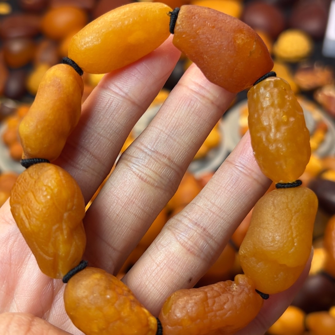 琥珀裸石未镶嵌天然蜜蜡