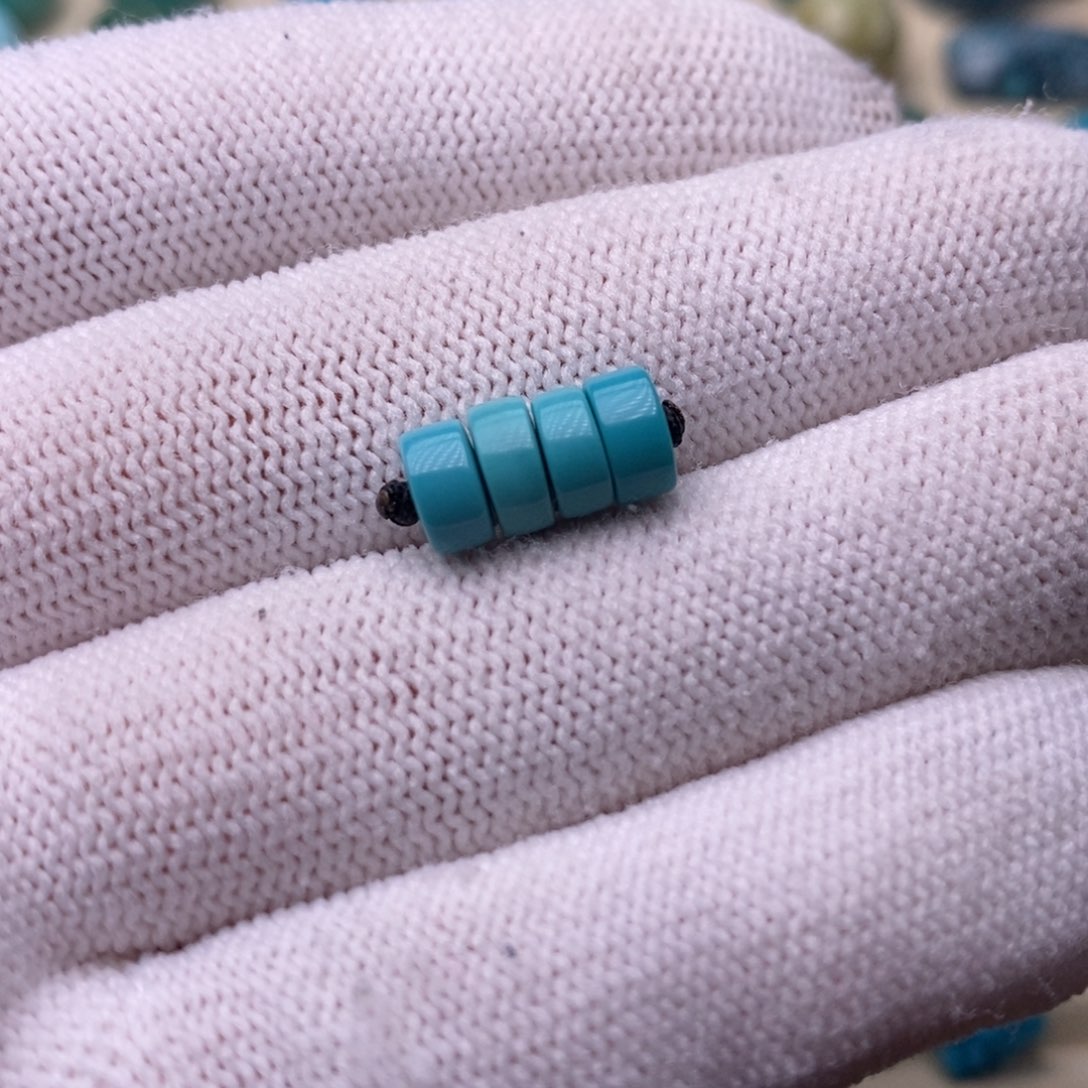 绿松石未镶嵌绿松石直切6.8