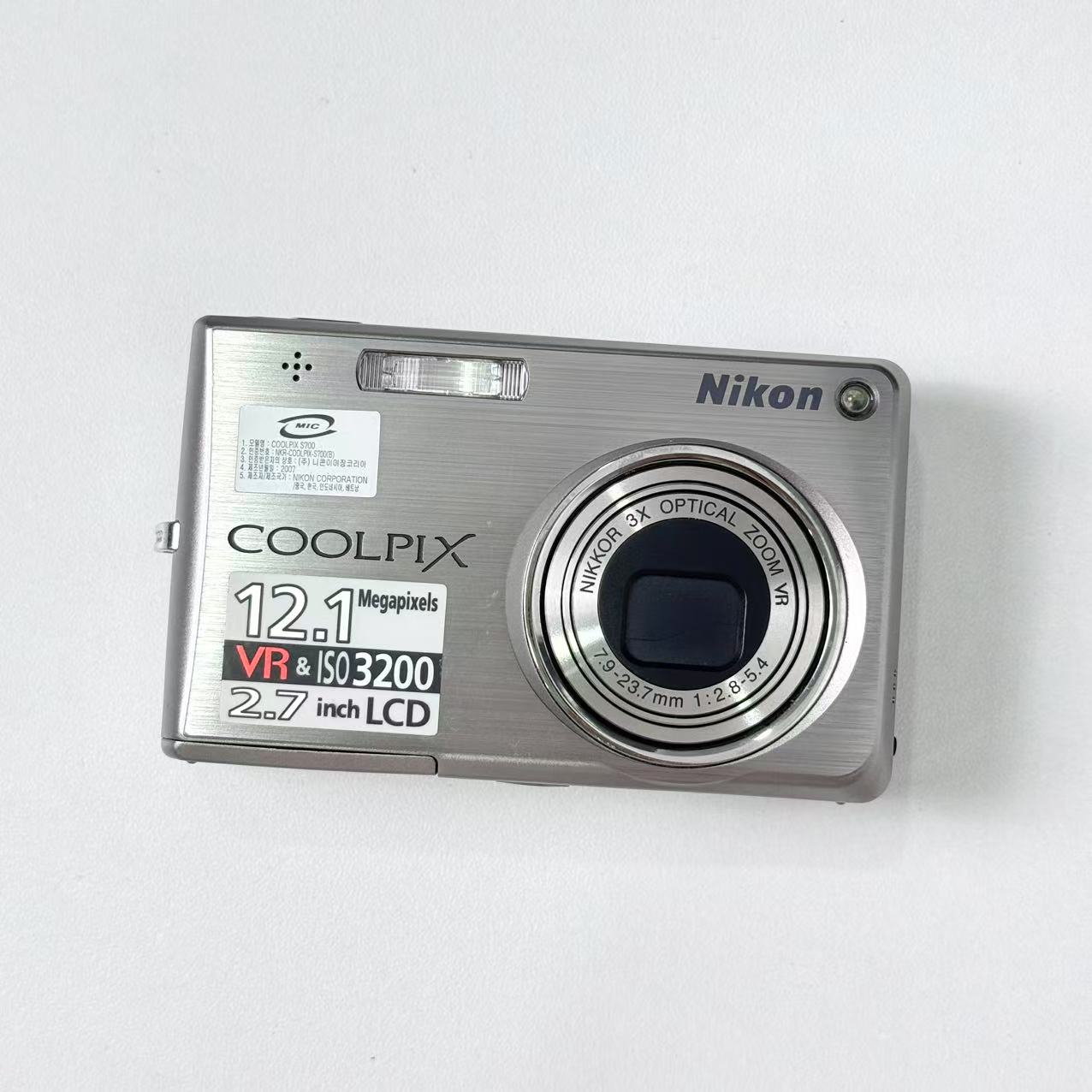 9新 Nikon/尼康 S700香槟色 1210w像素 人像奶油肌 不支持试用