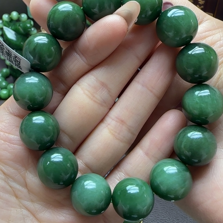 和田玉（碧玉）手串未镶嵌
