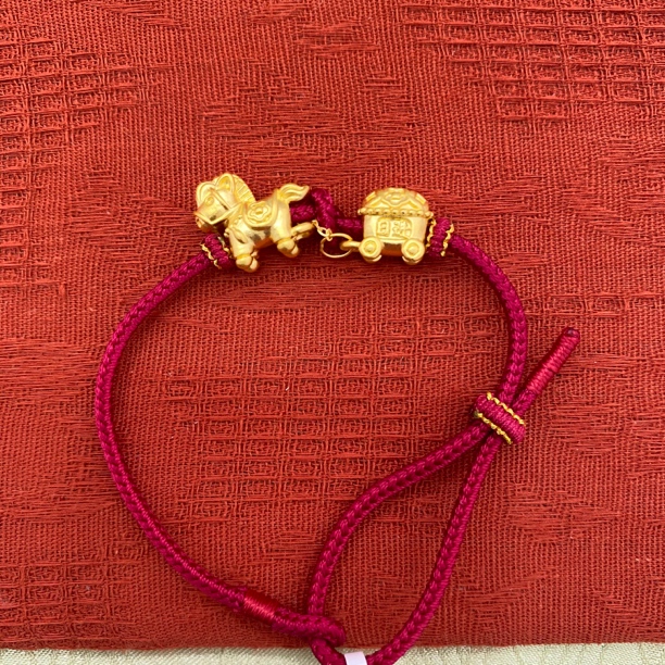 【莹莹专享】足金999投资金 马  ZP 0.7 添金纳福