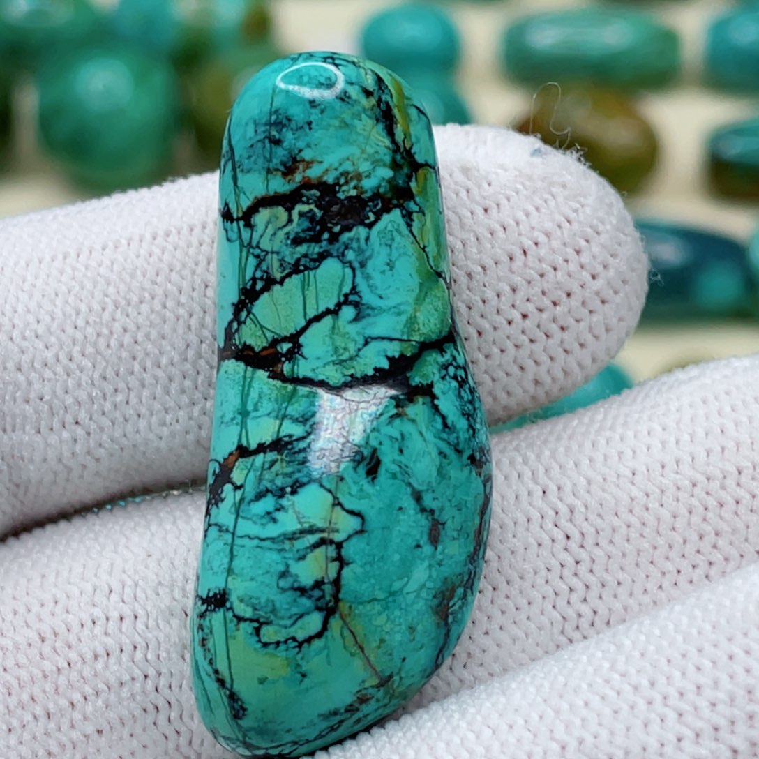 绿松石珠宝奇石未镶嵌