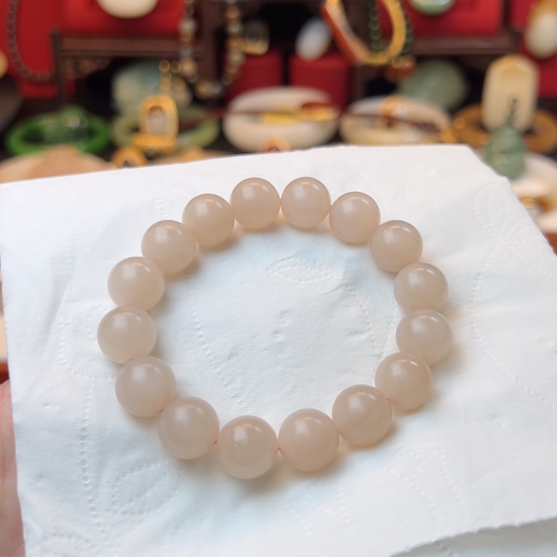 和田玉手串未镶嵌b****u