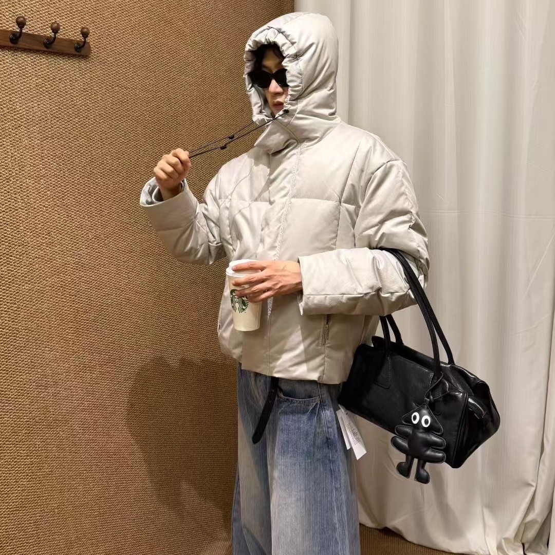 MR钟   冬   韩系连帽羽绒外套