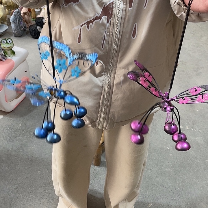 树脂样品样品样品蝴蝶蜻蜓风铃