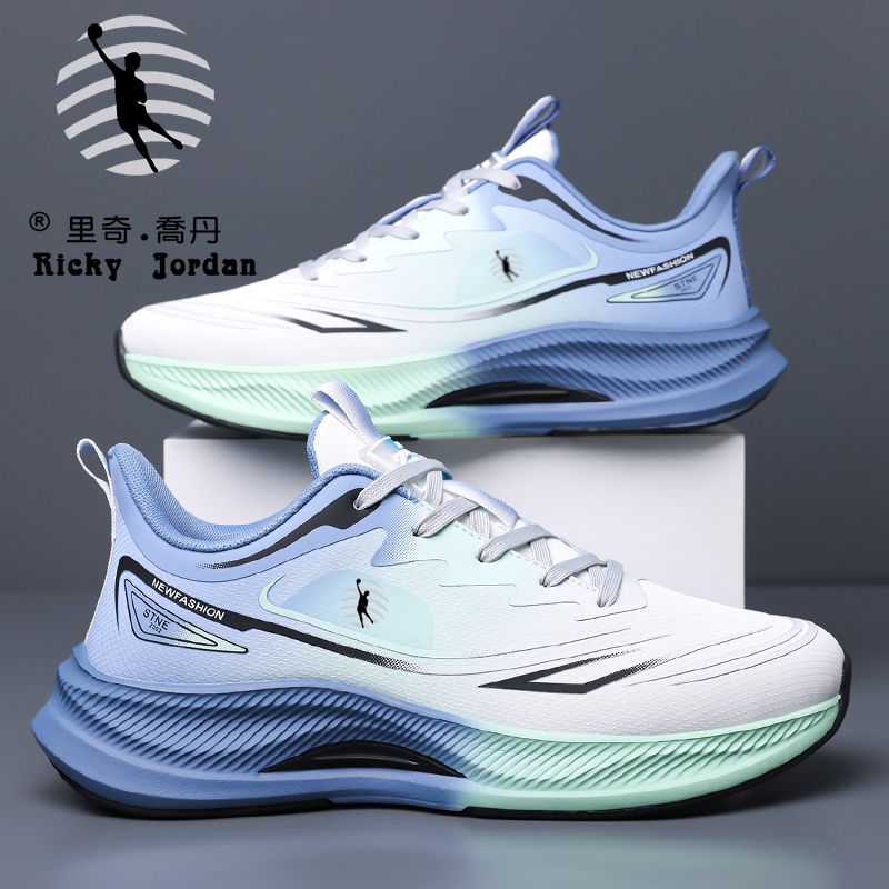 里奇乔丹男鞋秋季新款时尚休闲鞋运动鞋轻便软底防滑减震跑步鞋男