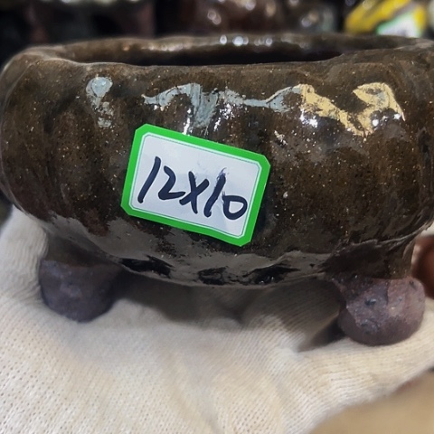 红陶粗陶花盆手工