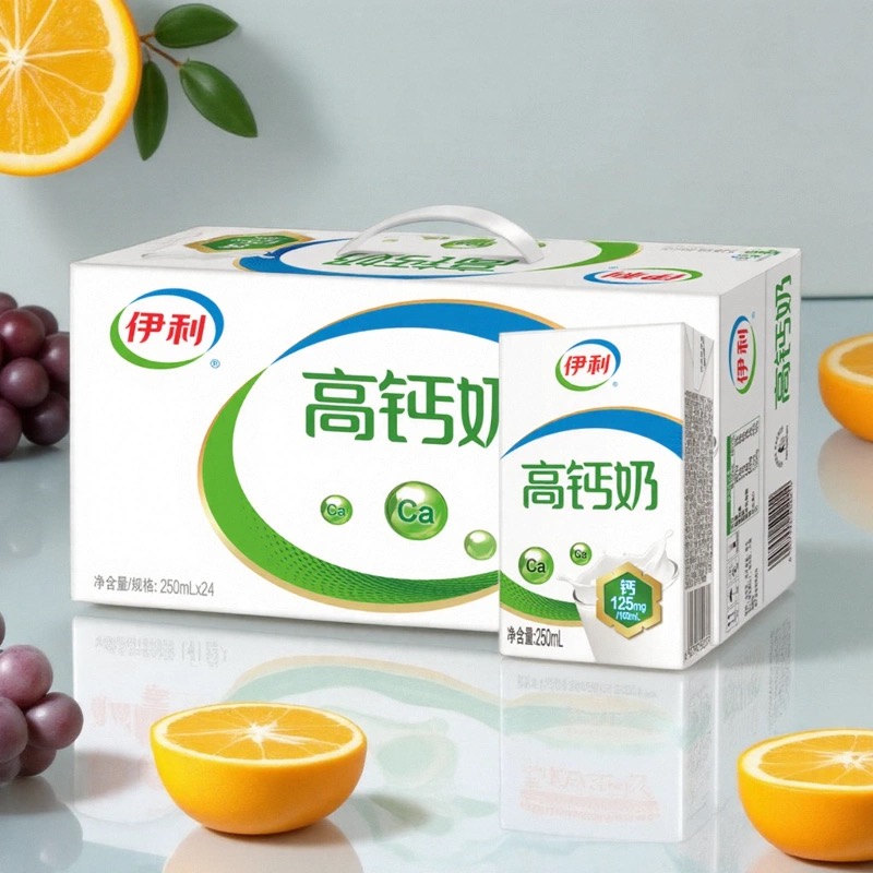 【喝到3月-4月份】伊利高钙奶250mlX24盒