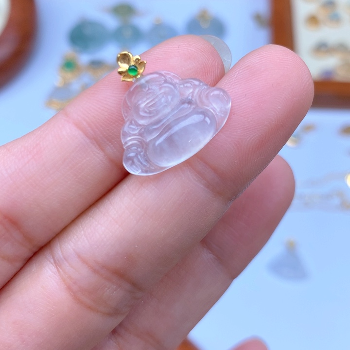 颈饰未镶嵌翡翠翡翠佛公