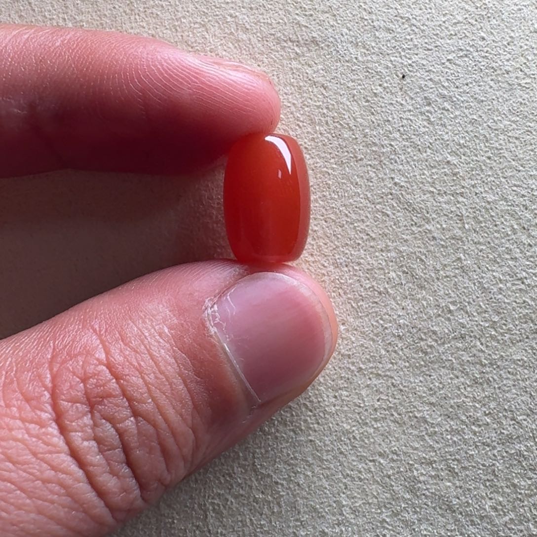 南红玛瑙桶珠未镶嵌老*