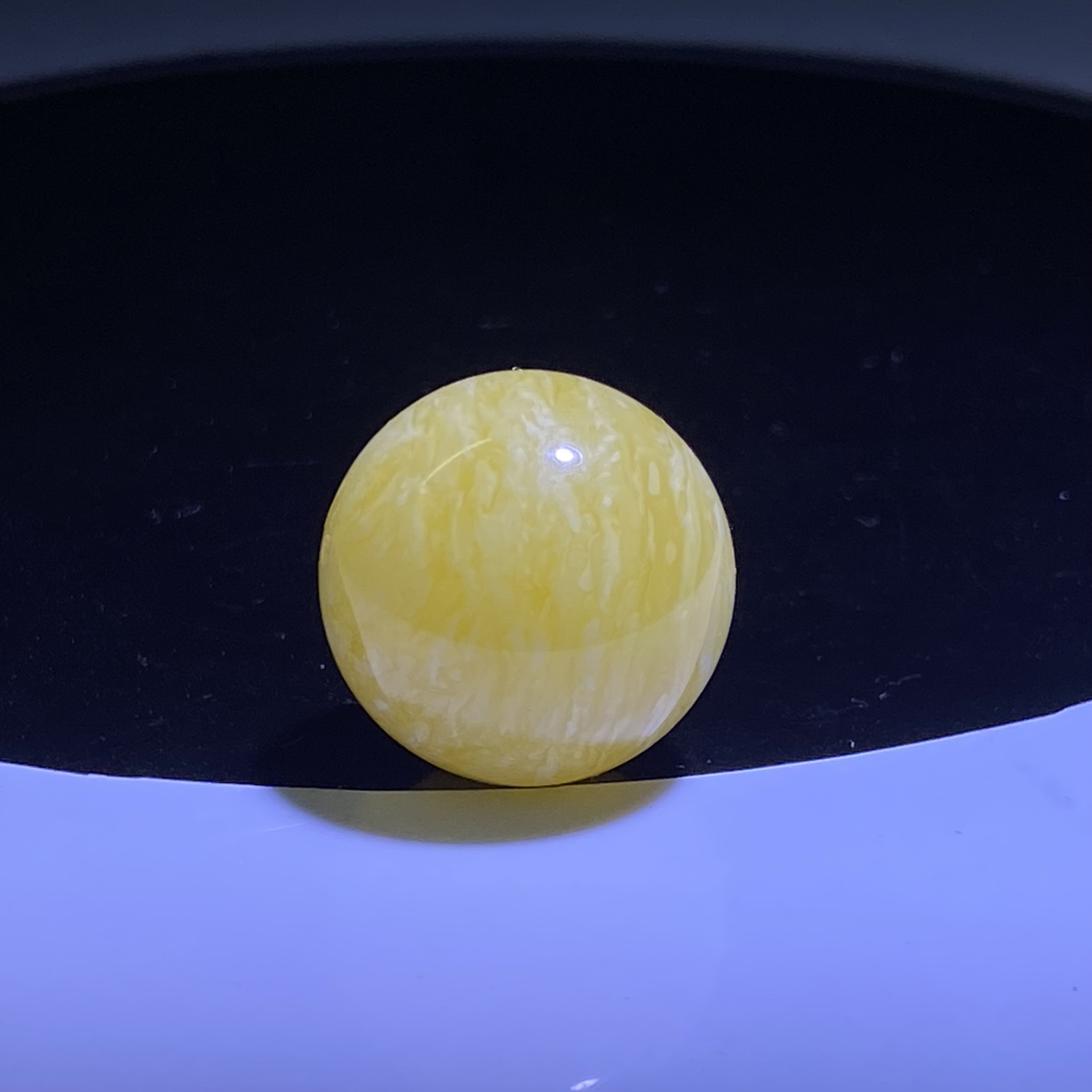 琥珀蜜蜡橘金焦皮虎皮纹千层雪蜜蜡圆珠单珠20.9mm