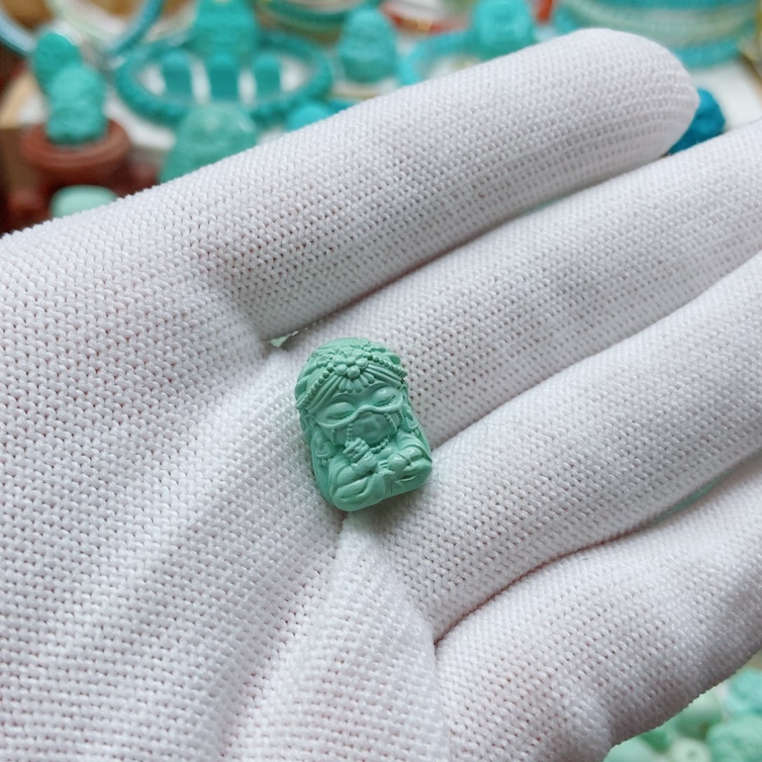 绿松石未镶嵌扎基拉姆