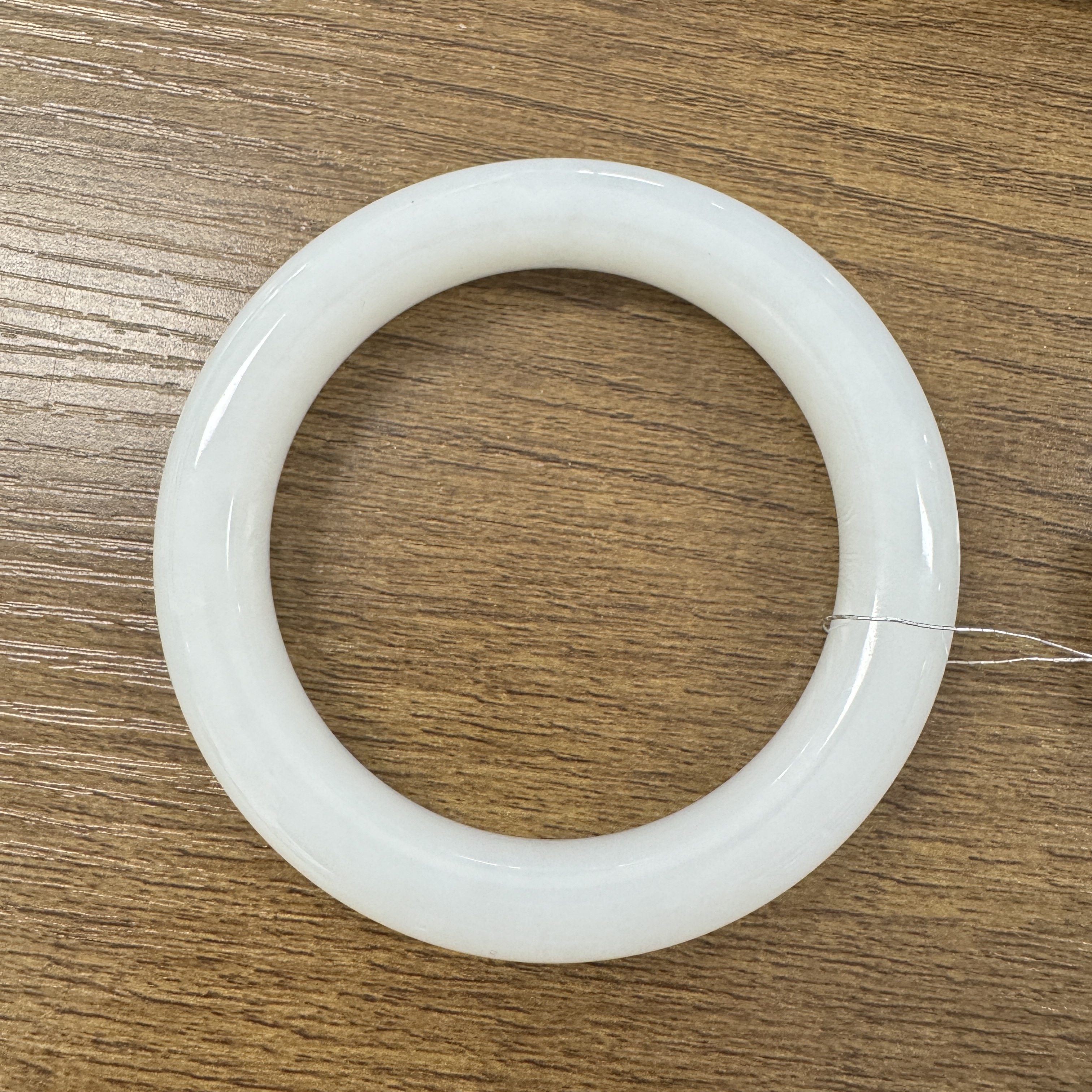 和田玉羊脂白玉手镯 LTC-06