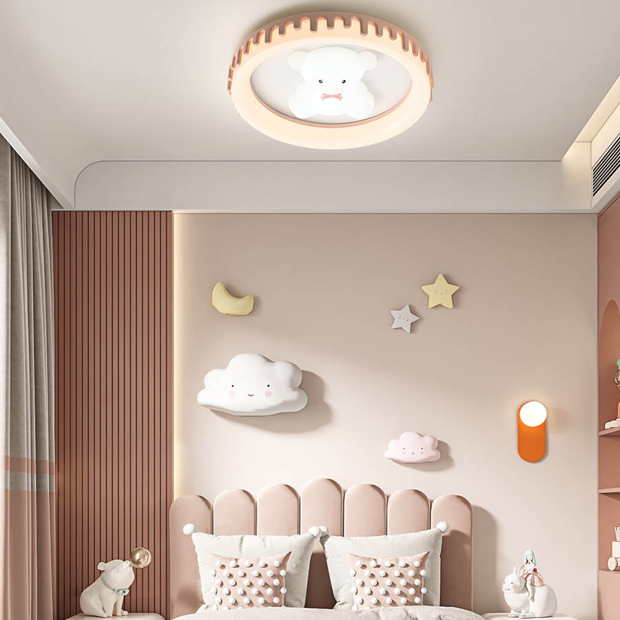 LED1个5W及以下北欧风休闲风壁灯吸顶灯房间主卧轻奢中山源头工厂