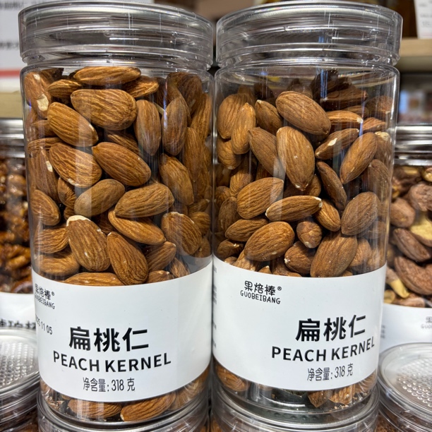 坚果 果焙棒扁桃仁318g