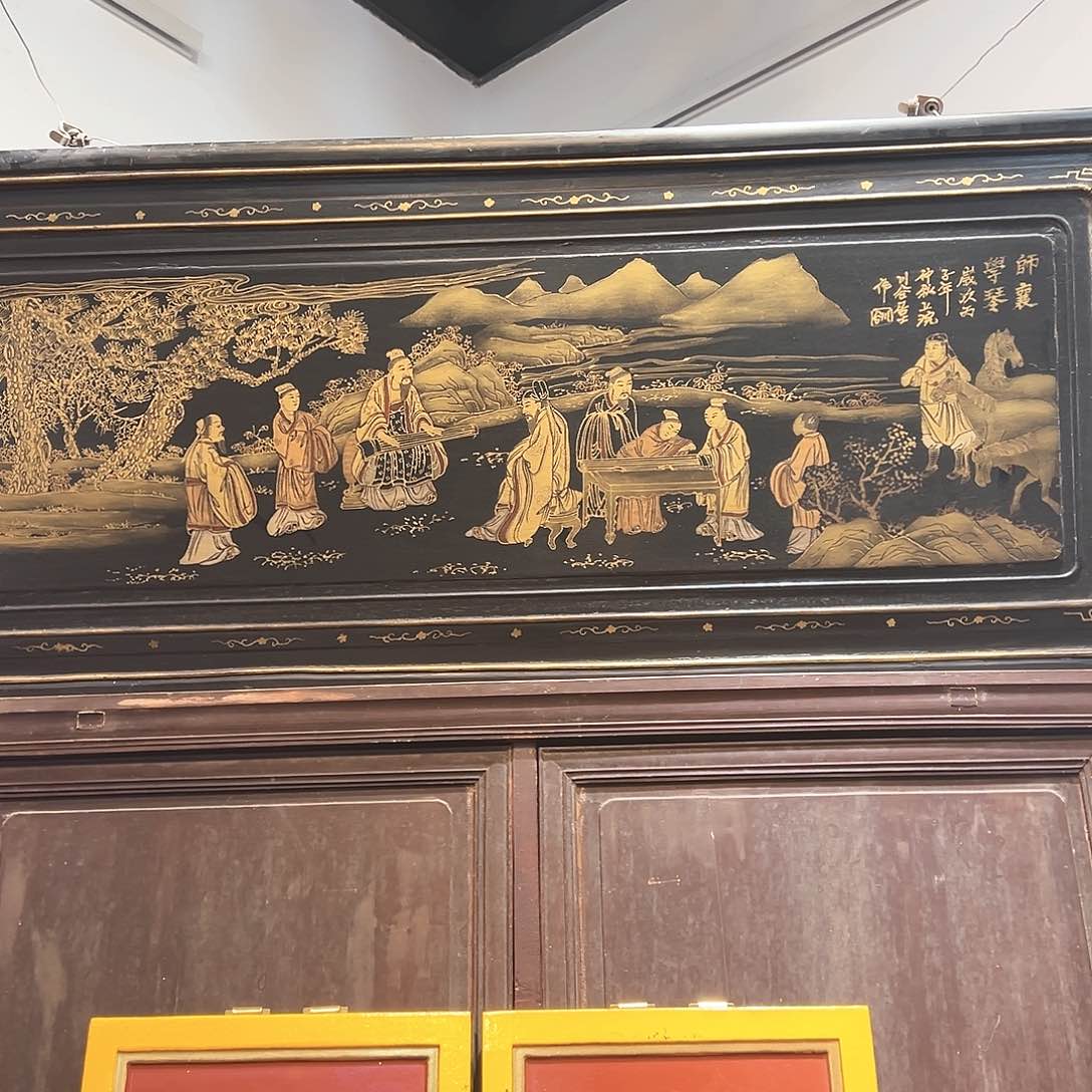 木子**社匾额漆画匾额