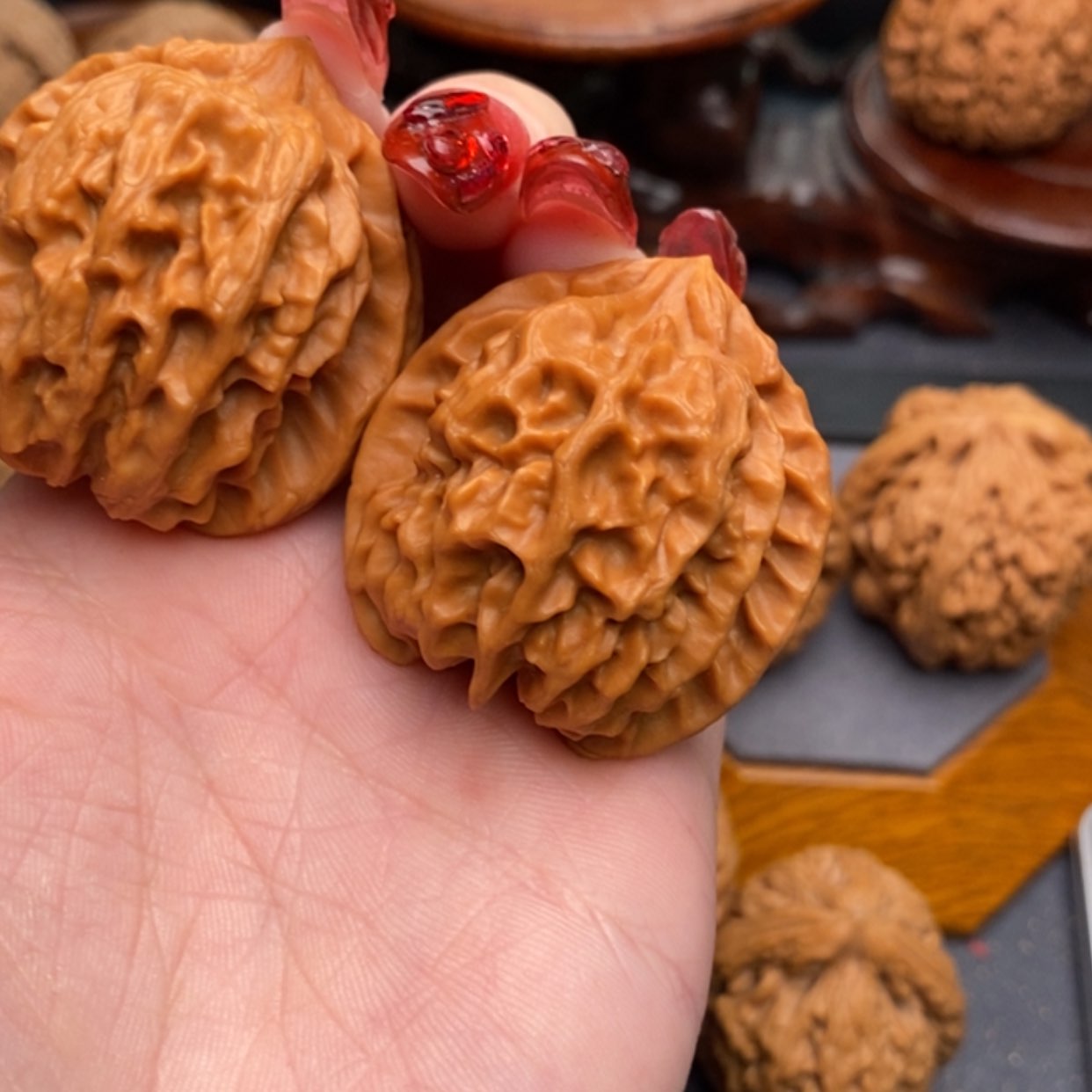 【闪购商品】文玩核桃吊坠大龙38