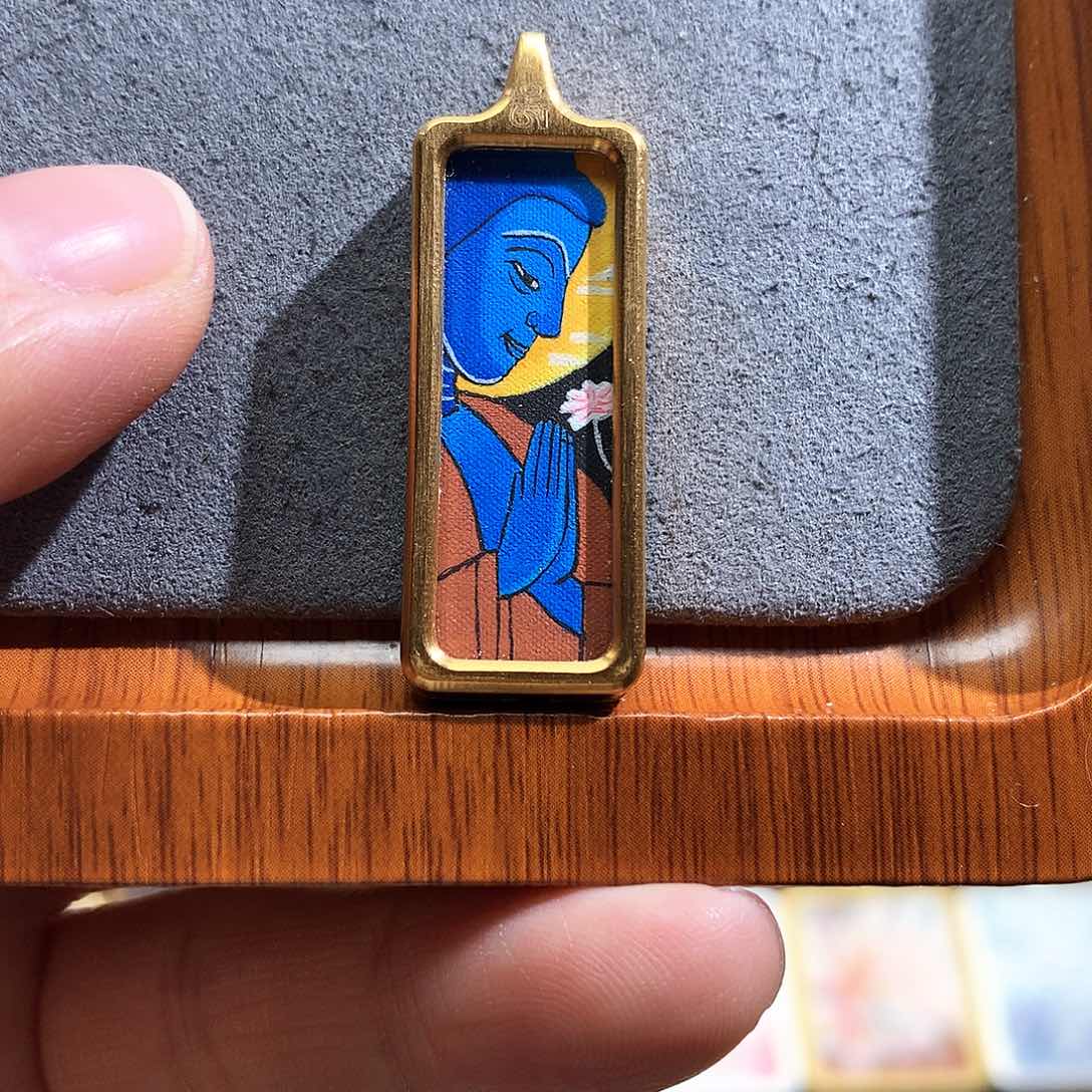 吊坠般若唐卡非遗传承