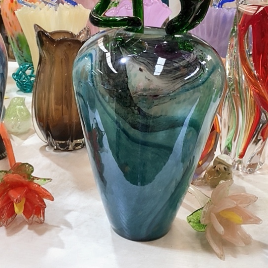 无铅玻璃花瓶高31厘米口径9厘米