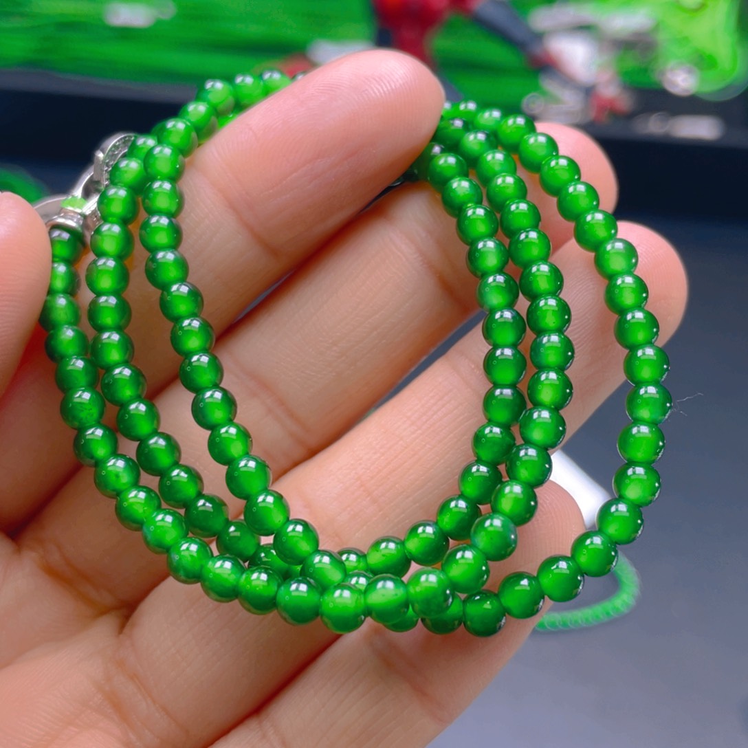 翡翠项链未镶嵌，1