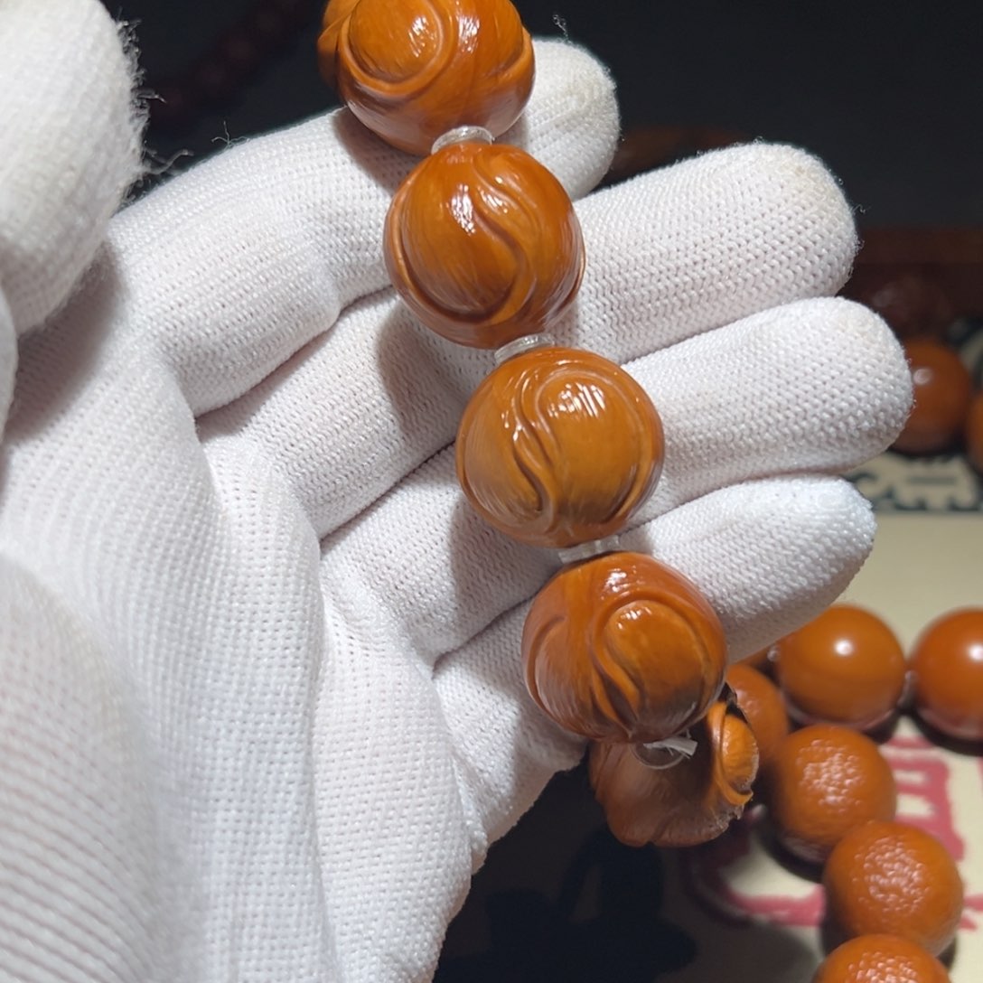 橄榄核手串/手链21四花时来运转橄榄核