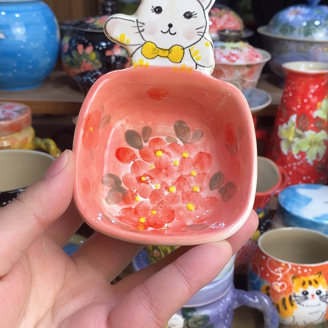 瓷片手绘陶瓷超赞的