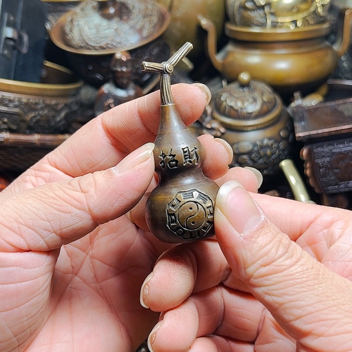 铜材质摆件收收藏藏