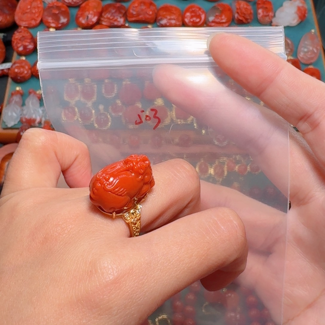 南红玛瑙南红银S925镶嵌