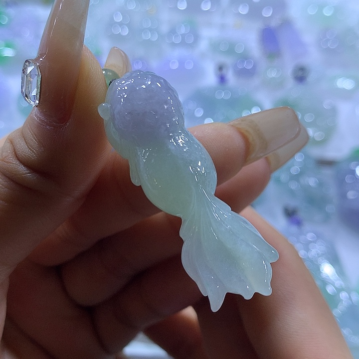 翡翠未镶嵌颈饰天然翡翠A货吊坠