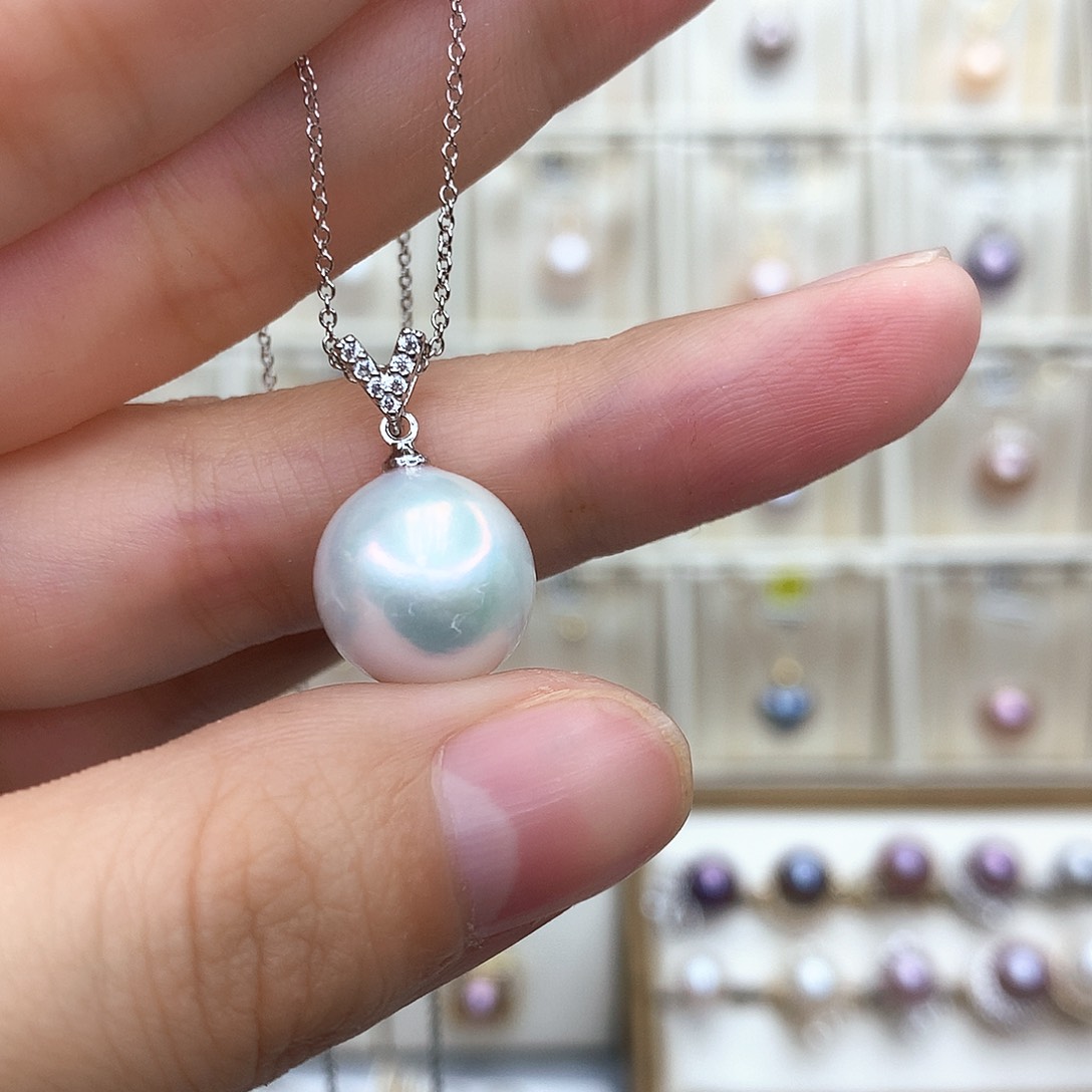 淡水珍珠颈饰合金