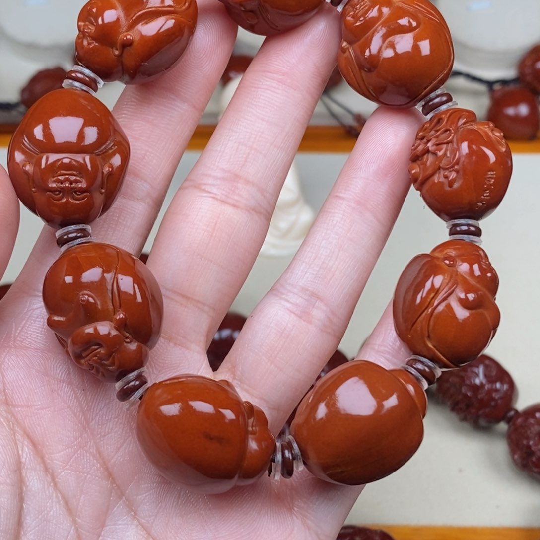 橄榄核吊坠天*弥勒弥勒