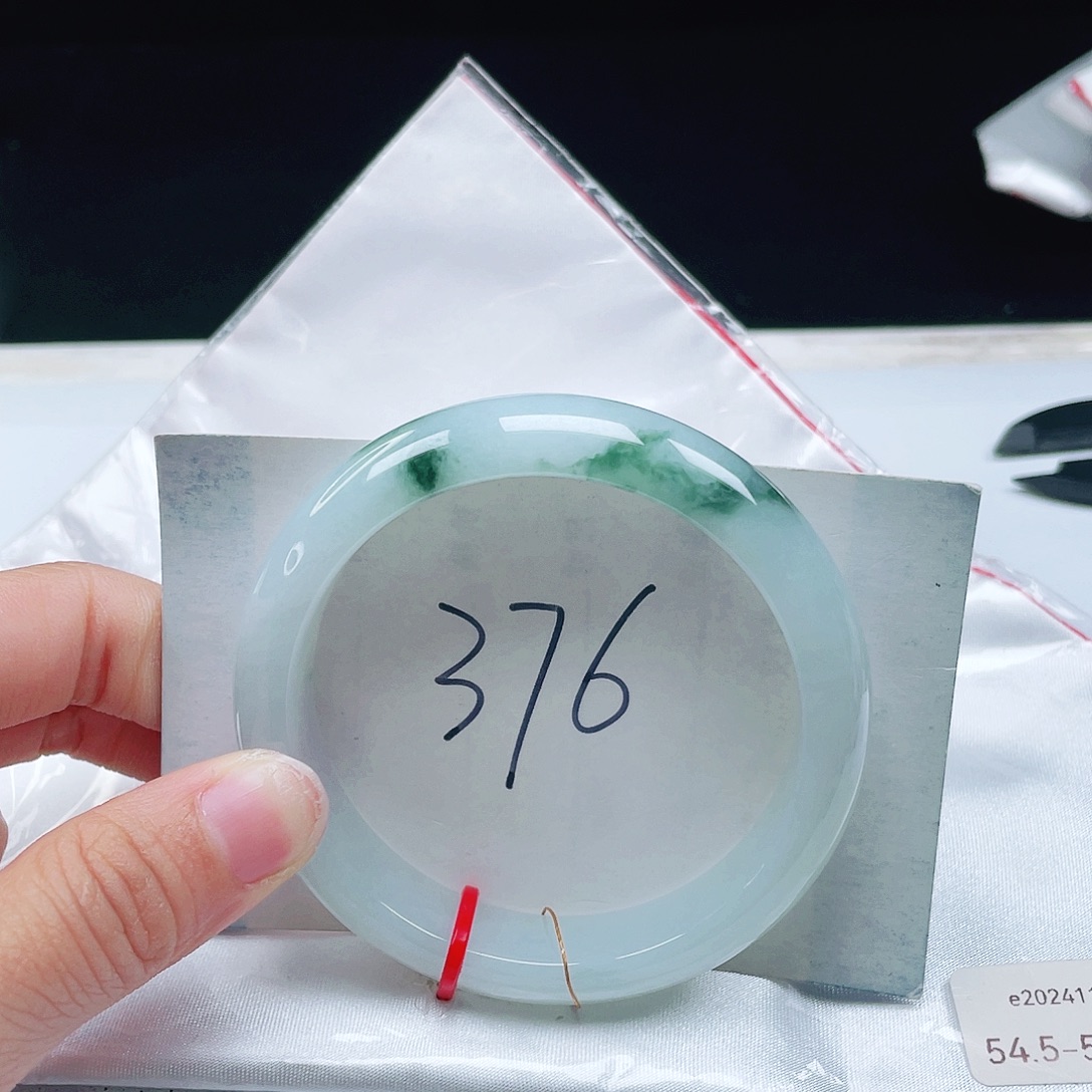 翡翠未镶嵌手镯54+正圈