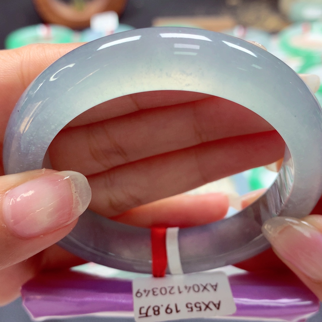 翡翠手镯未镶嵌55正（26）47号