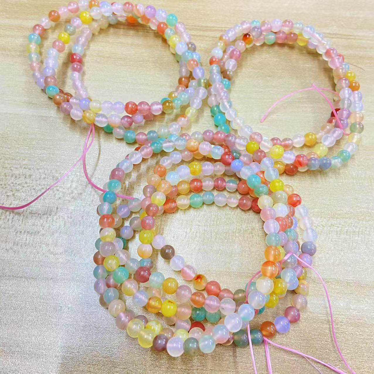 卡5mm玛瑙项链 多样性发其一【MN0020】