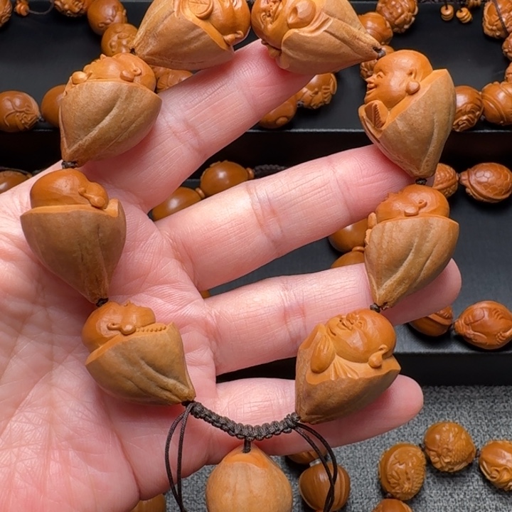 橄榄核手串/手链手工包衣弥勒2.1